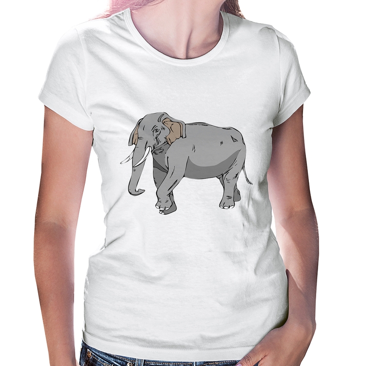 Baby Look Elefante Ilustração