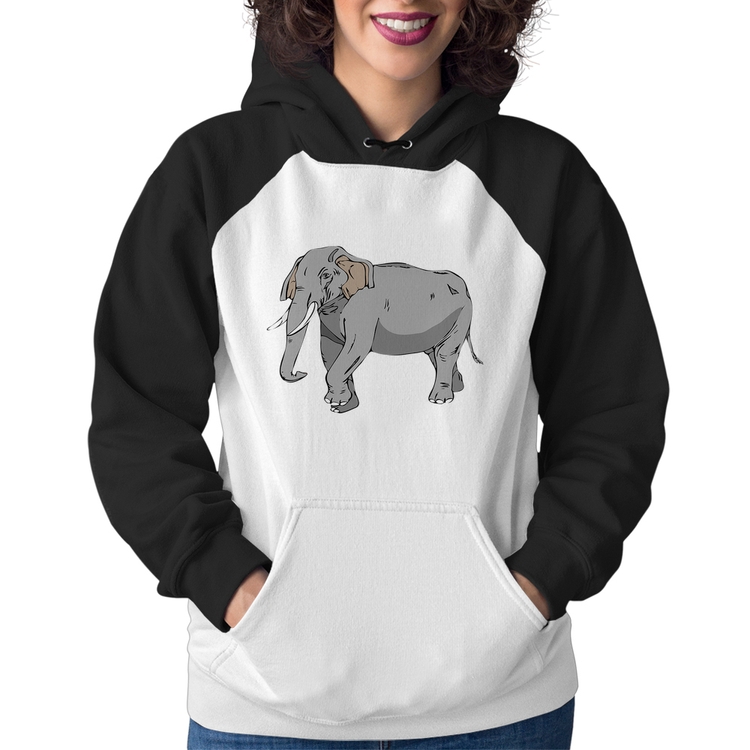 Moletom Feminino Elefante Ilustração