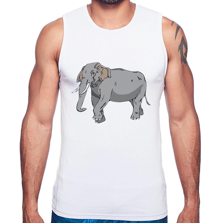 Regata Elefante Ilustração