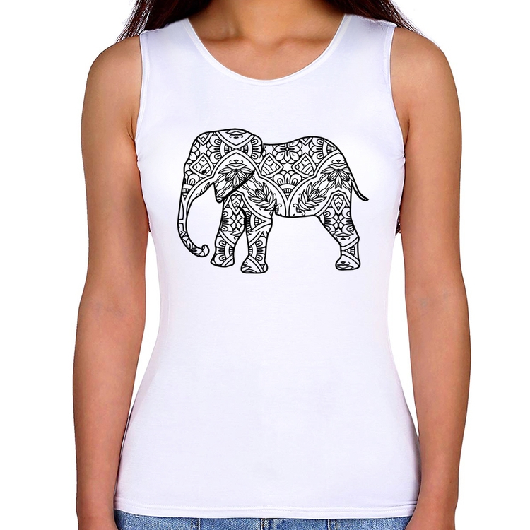 Regata Feminina Elefante Mandala