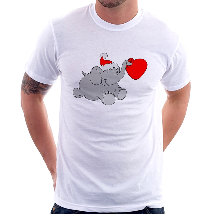 Camiseta Elefante Noel