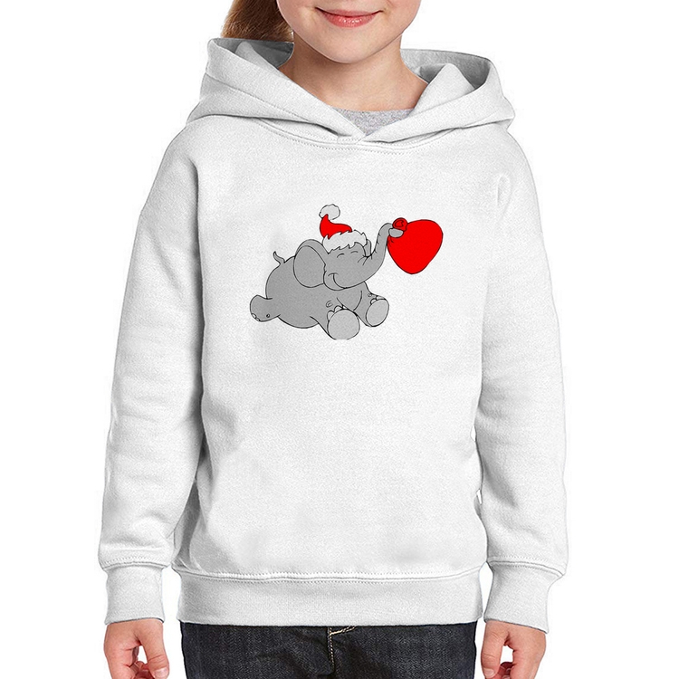 Moletom Infantil Elefante Noel