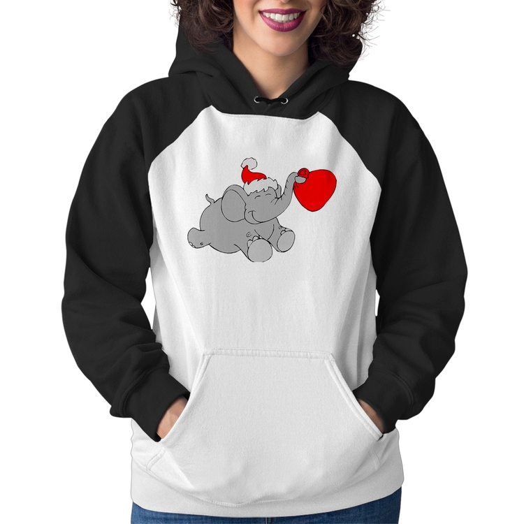 Moletom Feminino Elefante Noel