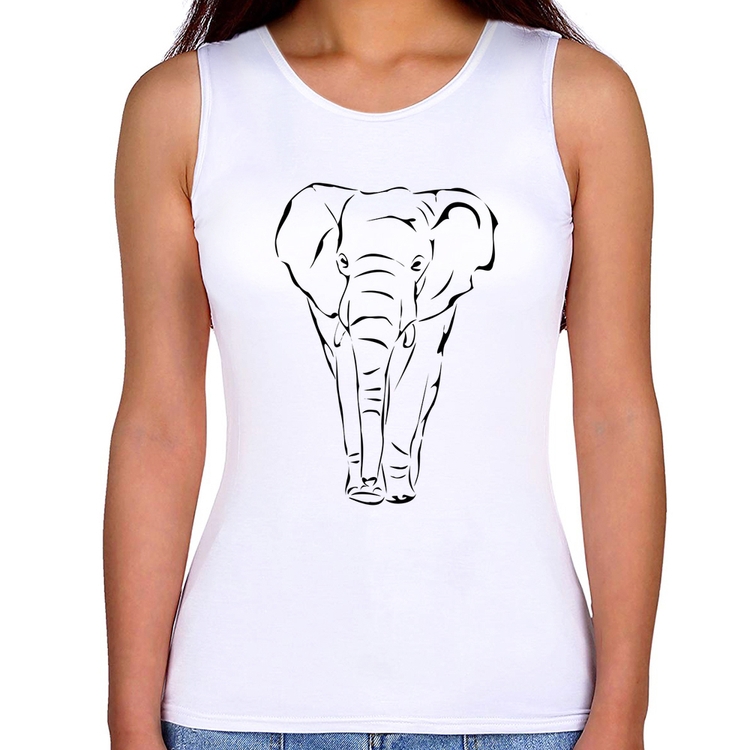 Regata Feminina Elefante Traços