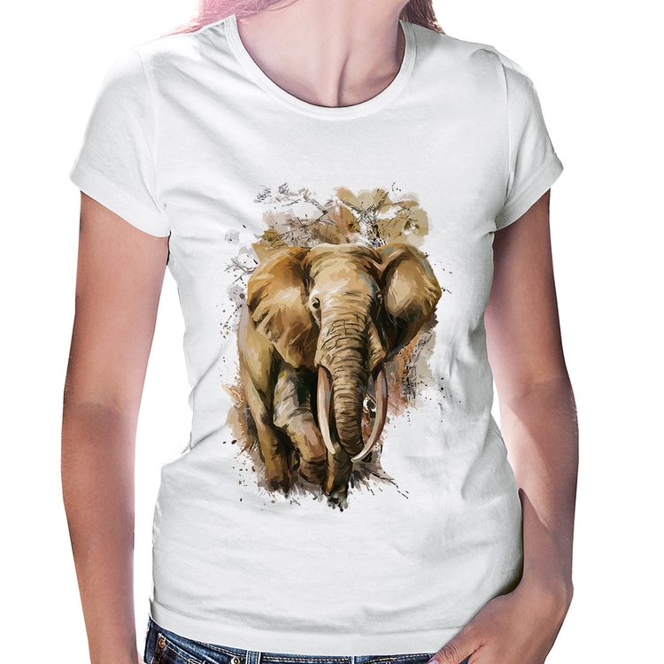Baby Look Elefante Watercolor