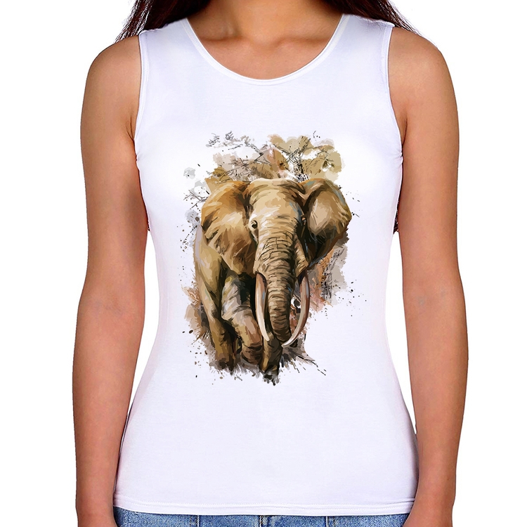 Regata Feminina Elefante Watercolor