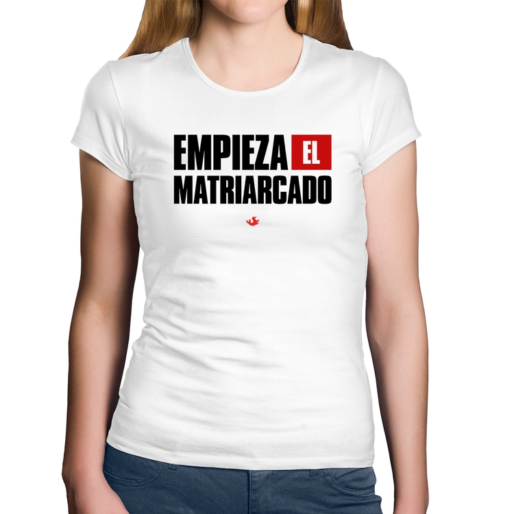 Baby Look Algodão ¡Empieza el matriarcado! - Branca