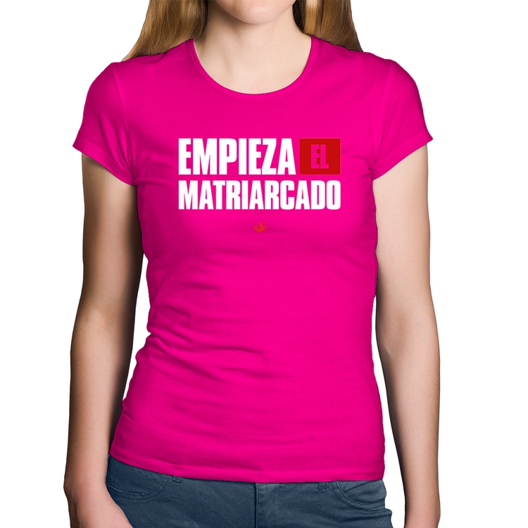 Baby Look Algodão ¡Empieza el matriarcado! - Rosa