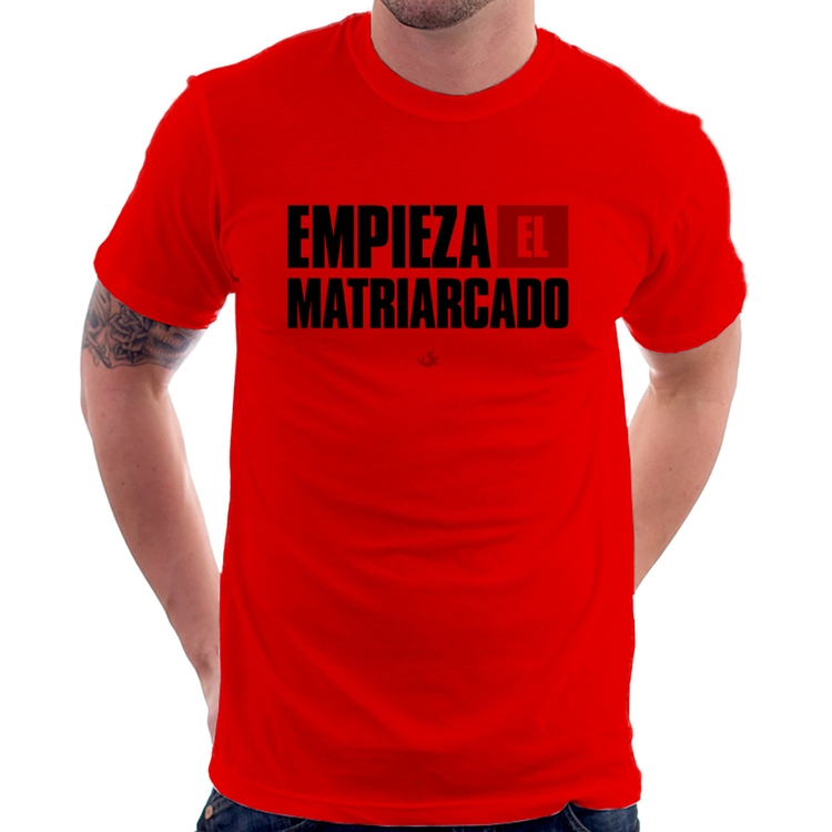 Camiseta ¡Empieza el matriarcado! - Vermelha
