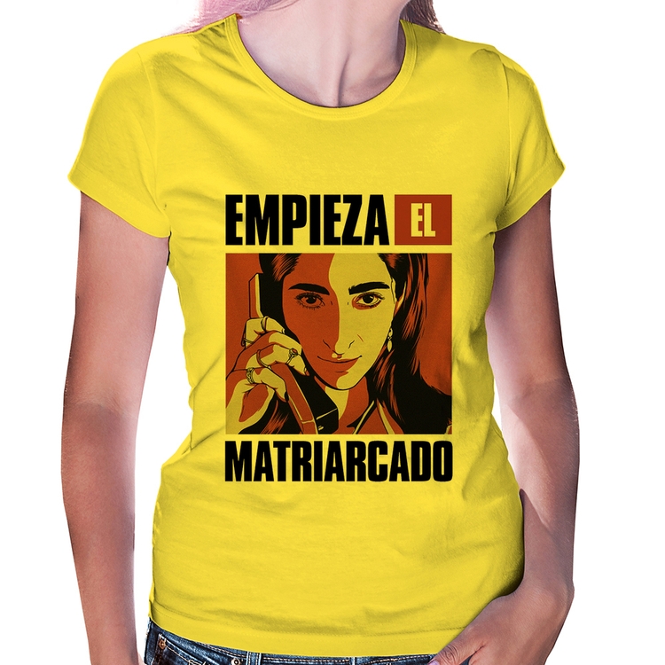 Baby Look Empieza el matriarcado - Amarela