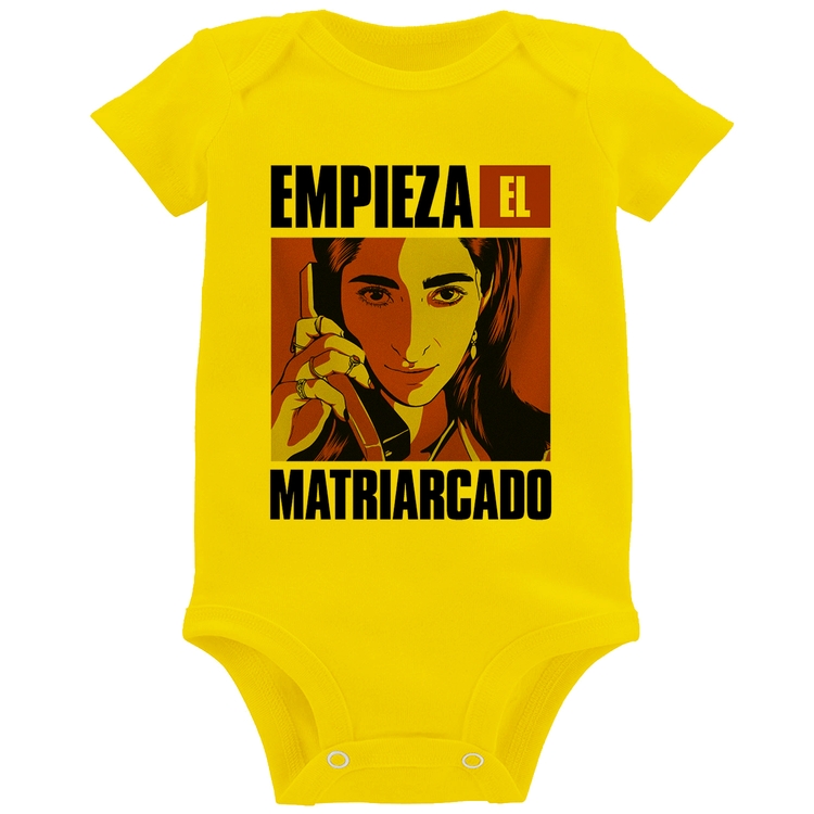 Body Bebê Empieza el matriarcado - Amarelo