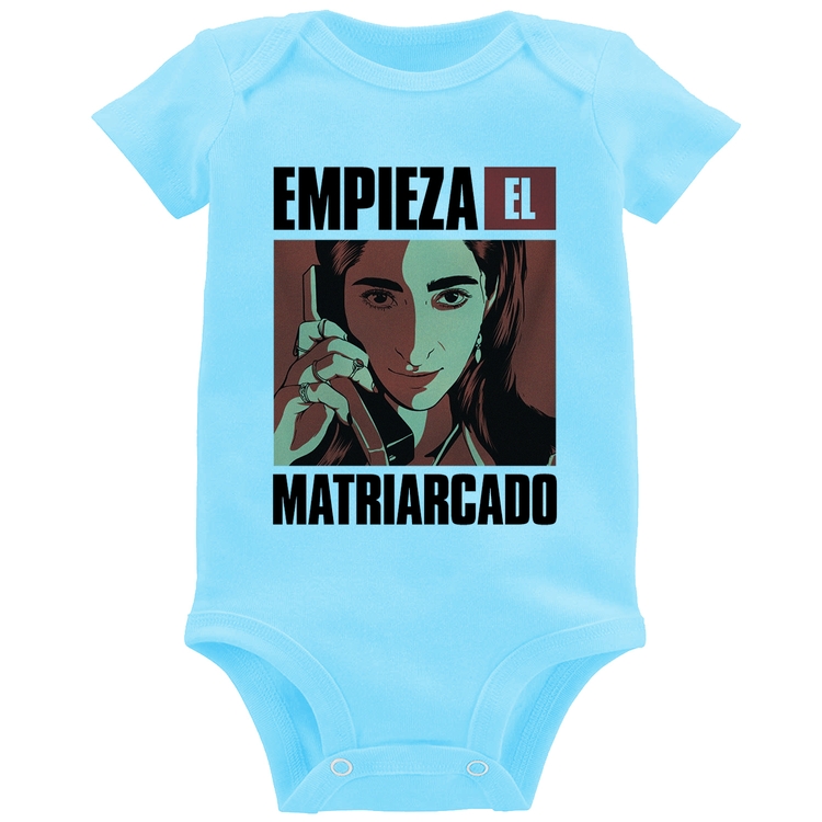 Body Bebê Empieza el matriarcado - Azul Bebê