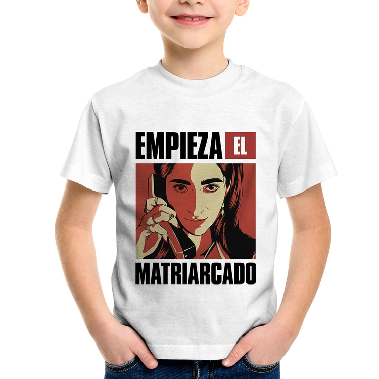 Camiseta Infantil Empieza el matriarcado