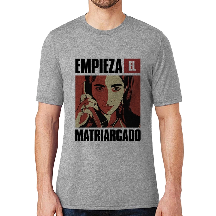 Camiseta Empieza el matriarcado - Cinza