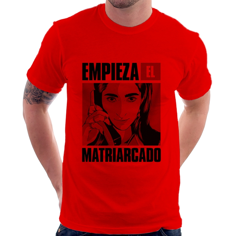 Camiseta Empieza el matriarcado - Vermelha