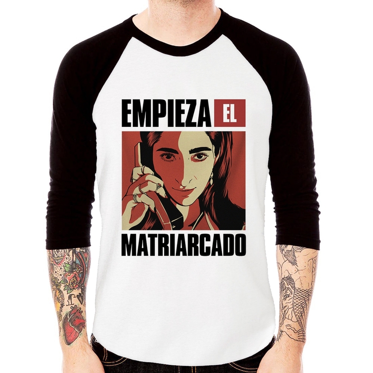 Camiseta Raglan Empieza el matriarcado Manga 3/4