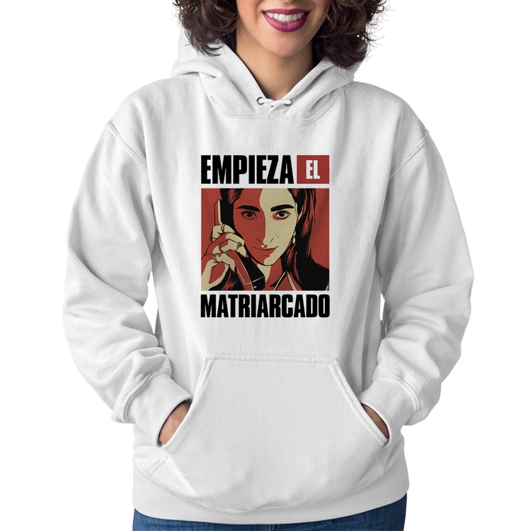 Moletom Feminino Empieza el matriarcado - Branco