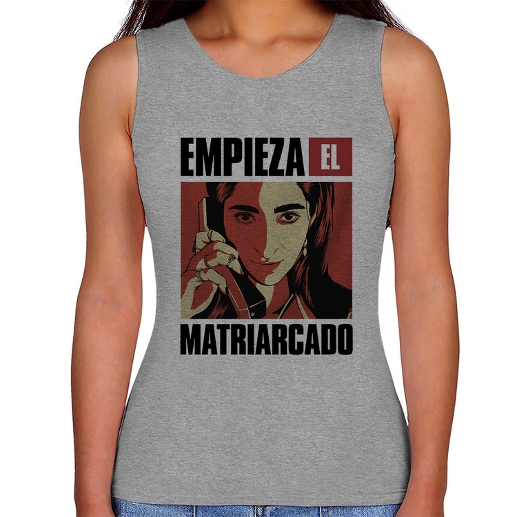 Regata Feminina Empieza el matriarcado - Cinza