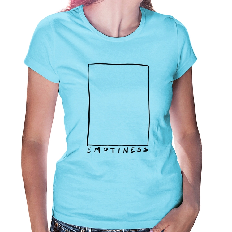 Baby Look Emptines - Azul Bebê