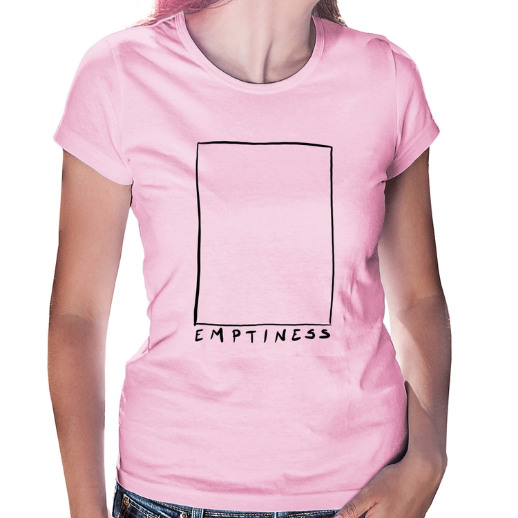 Baby Look Emptines - Rosa Bebê