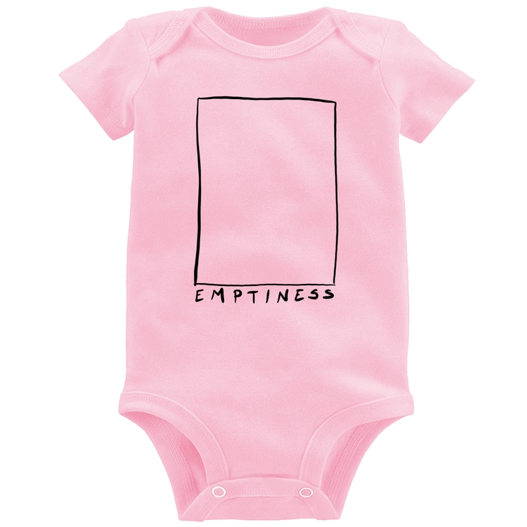 Body Bebê Emptines - Rosa Bebê