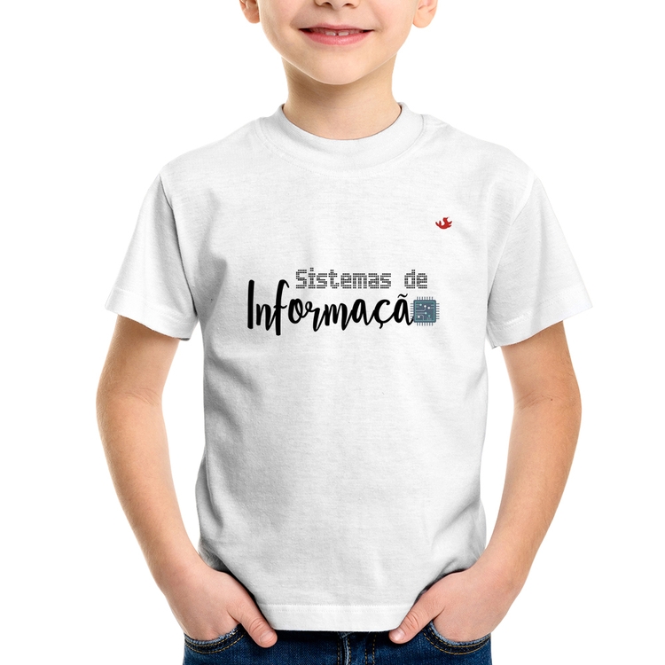 Camiseta Infantil Sistemas de Informação