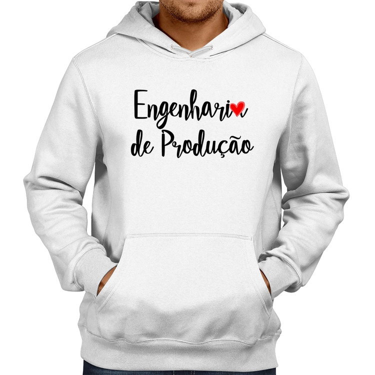Moletom Engenharia de Produção - Branco