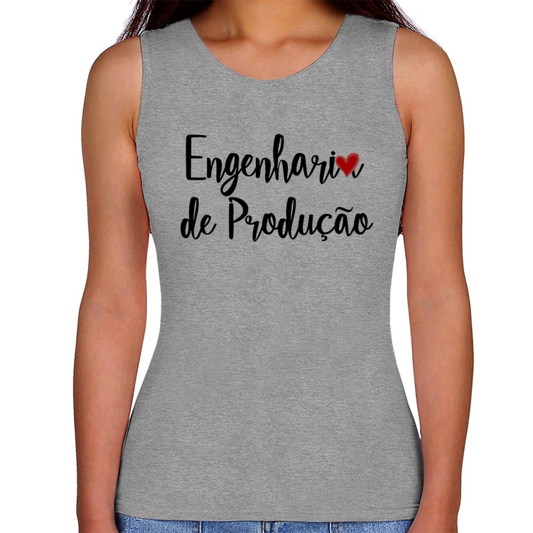 Regata Feminina Engenharia de Produção - Cinza