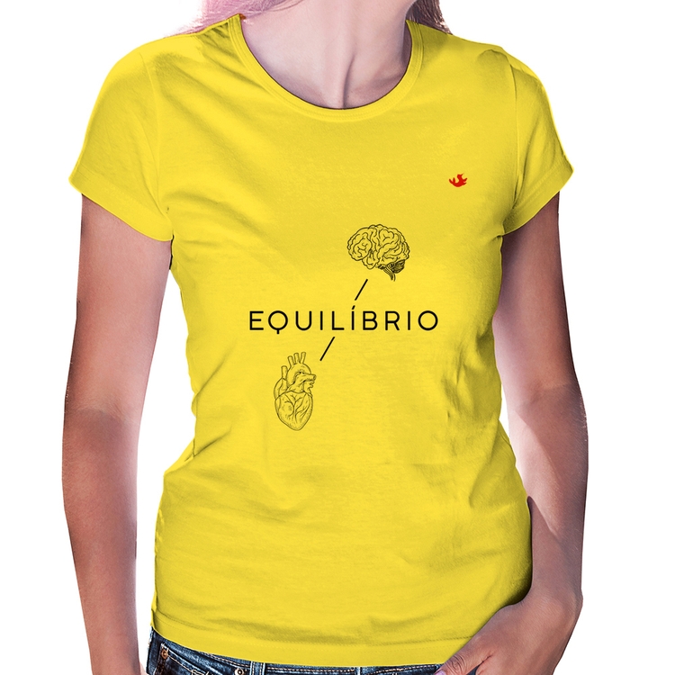 Baby Look Equilíbrio - Amarela