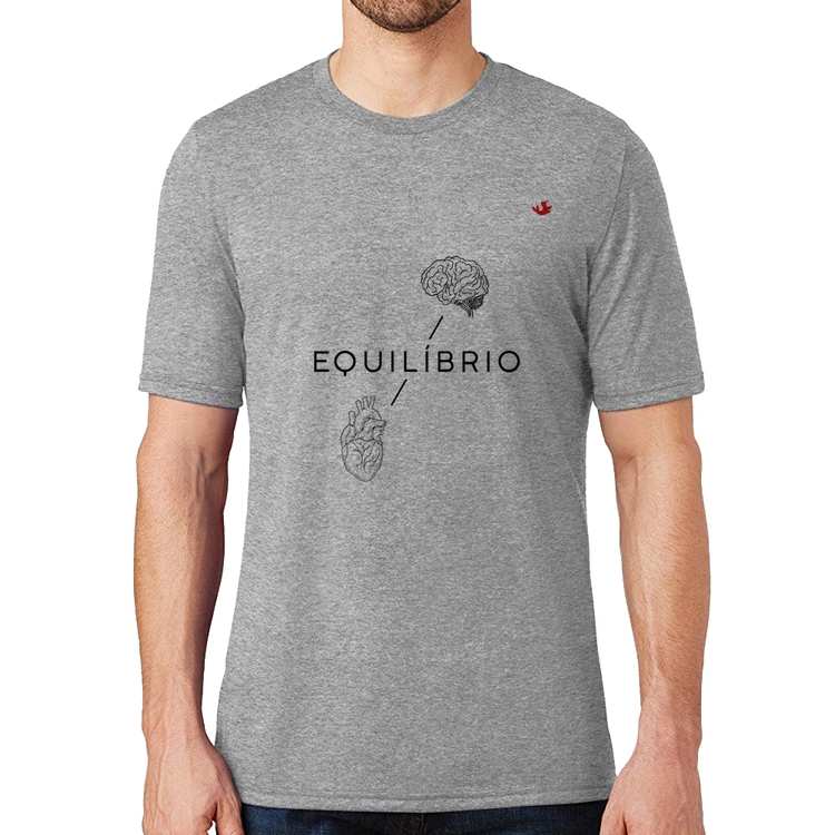 Camiseta Equilíbrio - Cinza