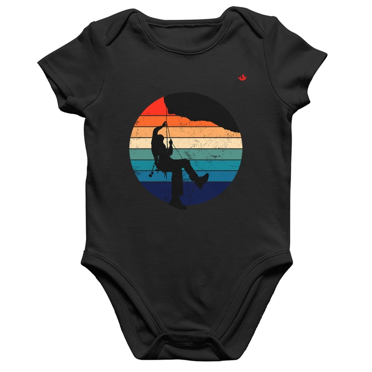 Body Bebê Algodão Escalada Vintage Sunset