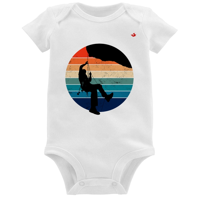 Body Bebê Escalada Vintage Sunset