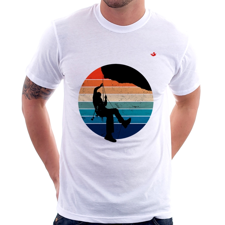 Camiseta Escalada Vintage Sunset
