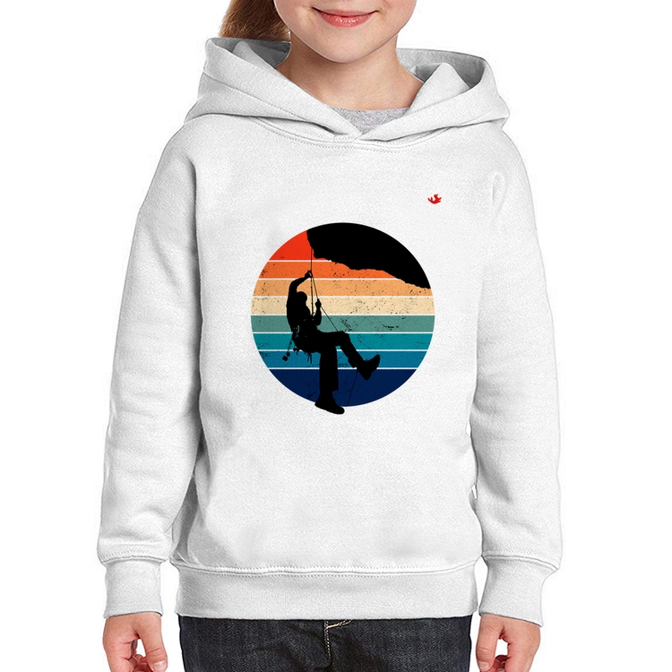 Moletom Infantil Escalada Vintage Sunset