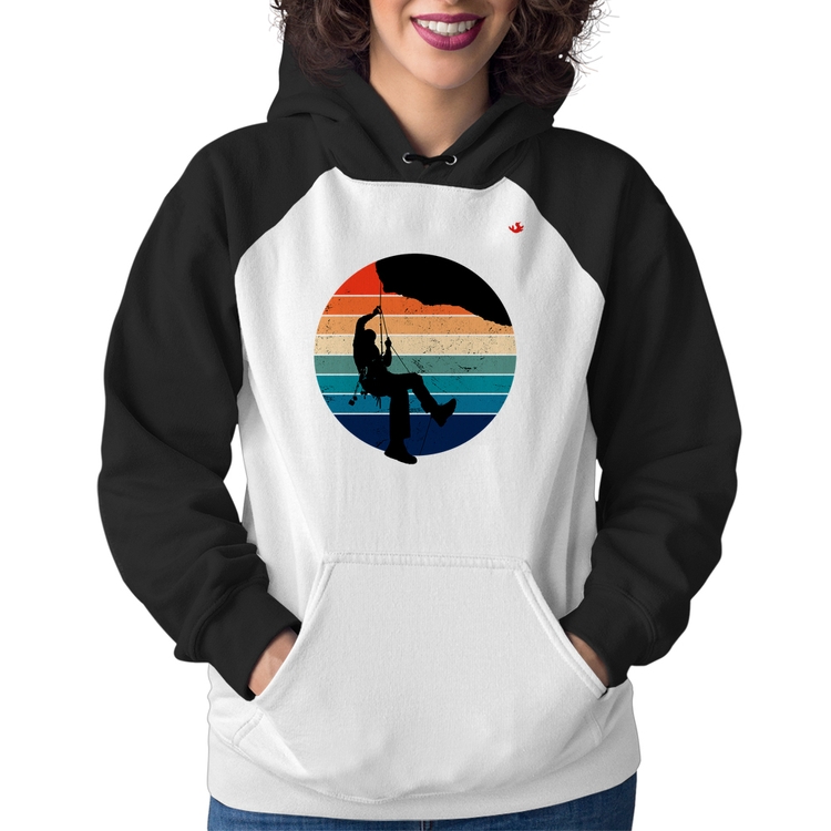 Moletom Feminino Escalada Vintage Sunset