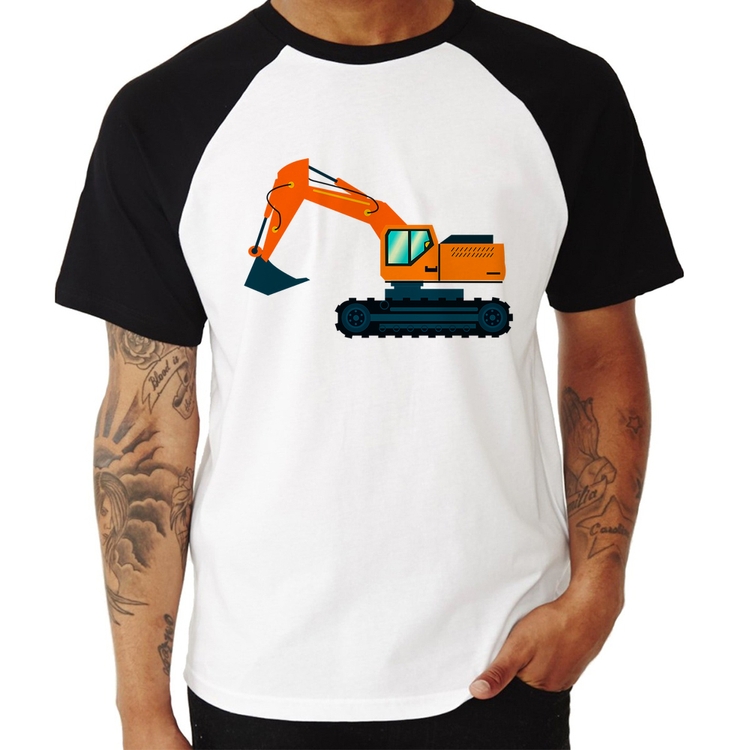Camiseta Raglan Escavadeira