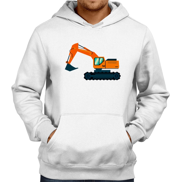 Moletom Escavadeira - Branco