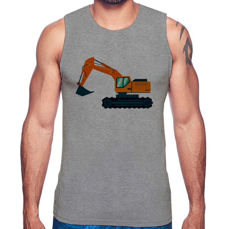 Regata Escavadeira - Cinza