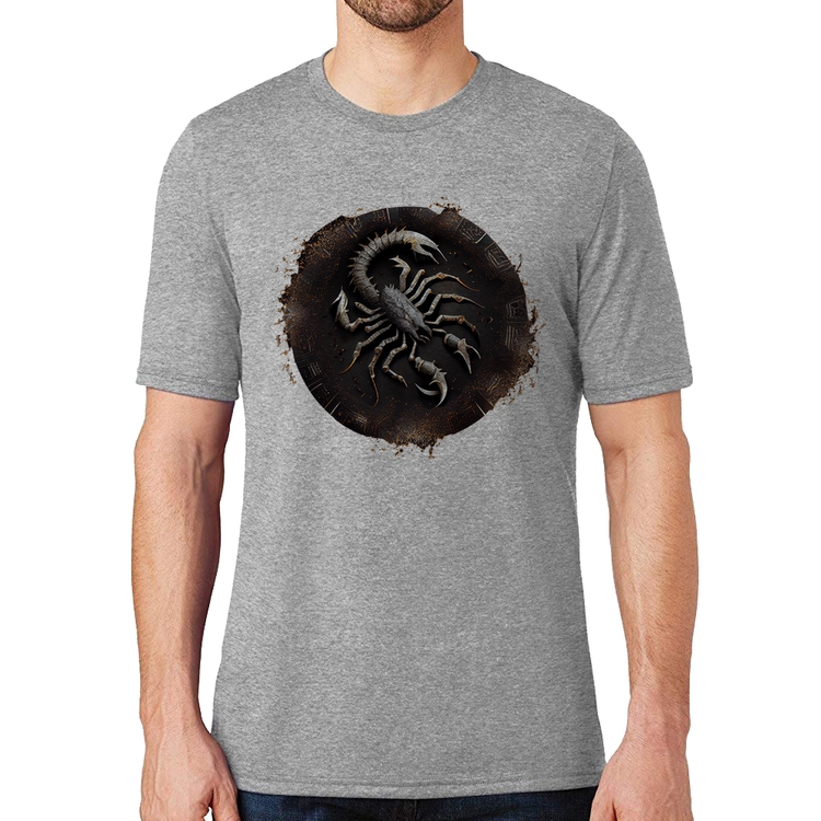 Camiseta Escorpião Sígno - Cinza