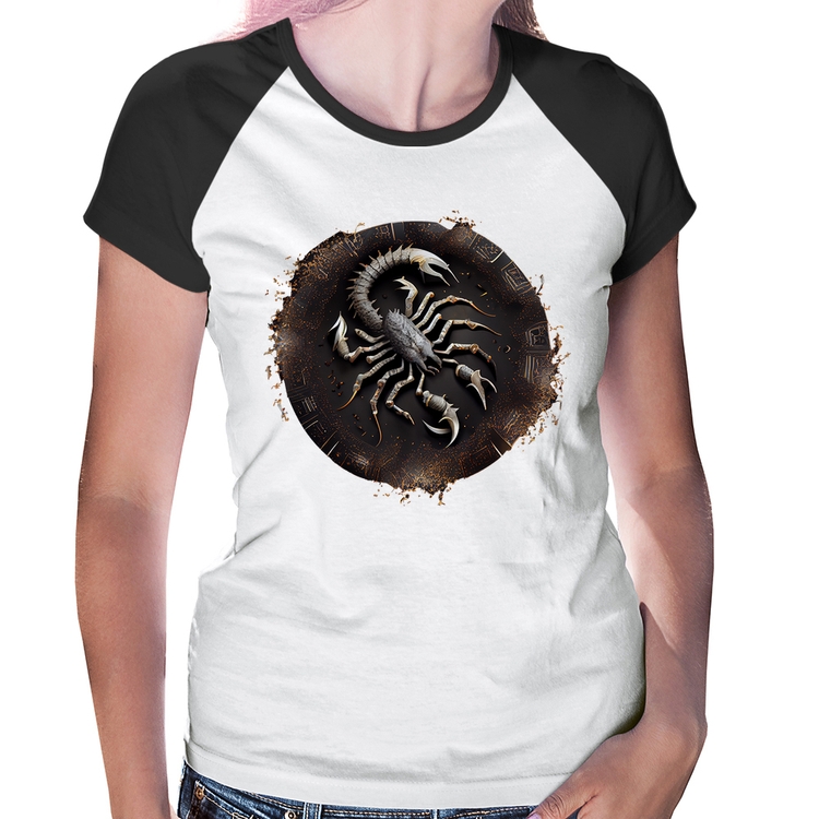 Baby Look Raglan Escorpião Sígno