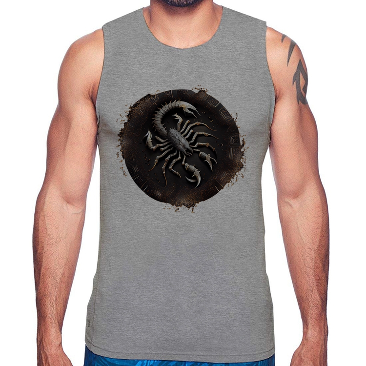 Regata Escorpião Sígno - Cinza