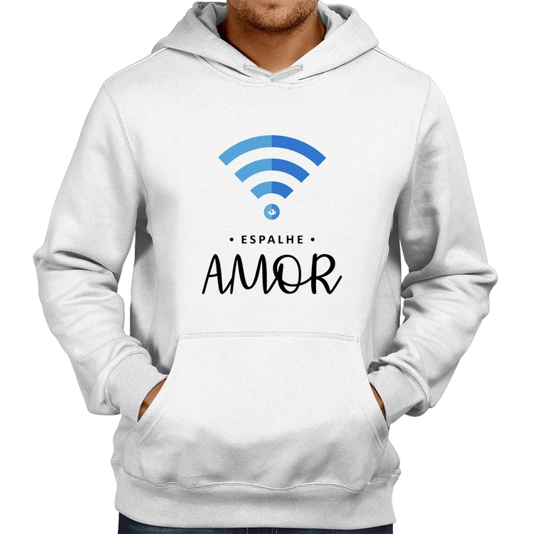 Moletom Espalhe amor - Branco