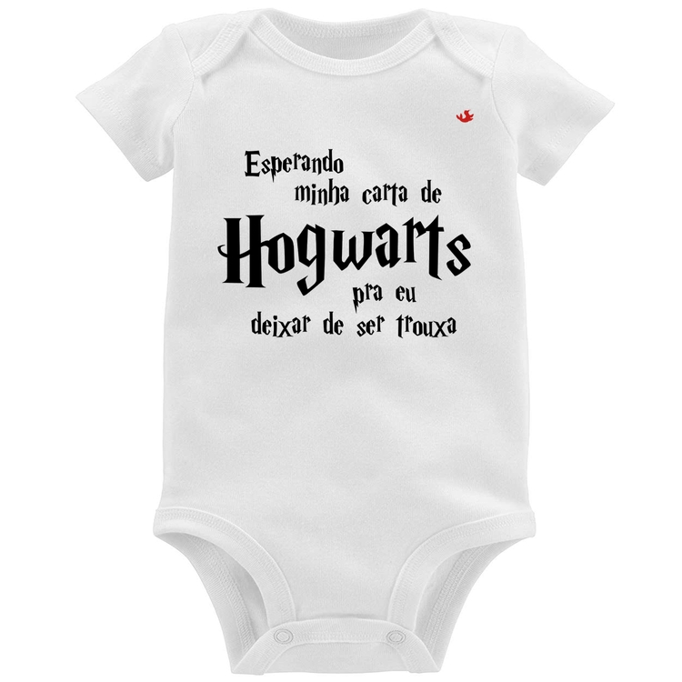 Body Bebê Esperando minha carta de Hogwarts