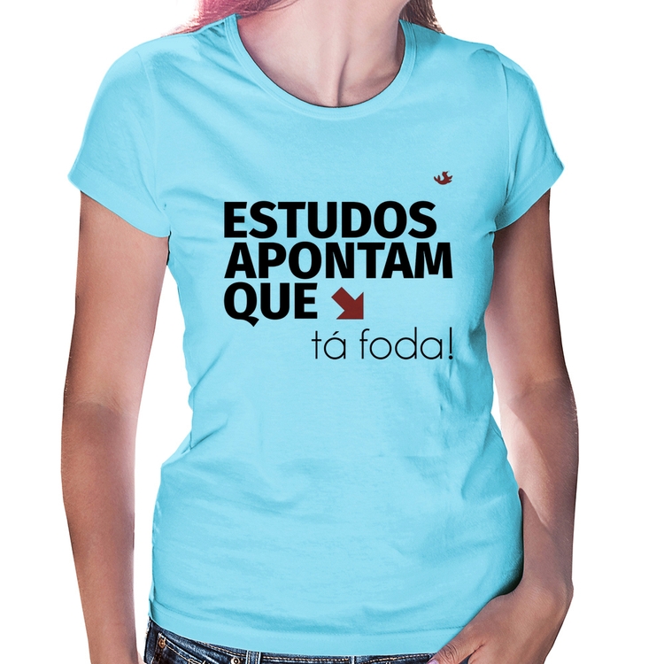 Baby Look Estudos apontam que: tá foda! - Azul Bebê