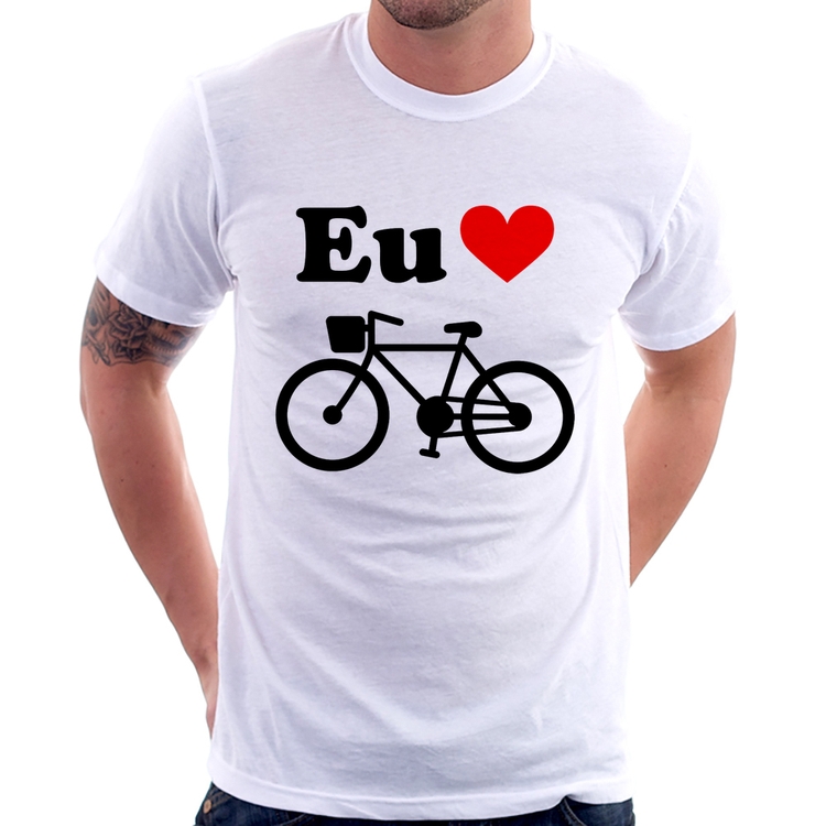 Camiseta Eu Amo Bicicleta