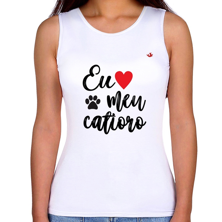 Regata Feminina Eu amo meu catioro