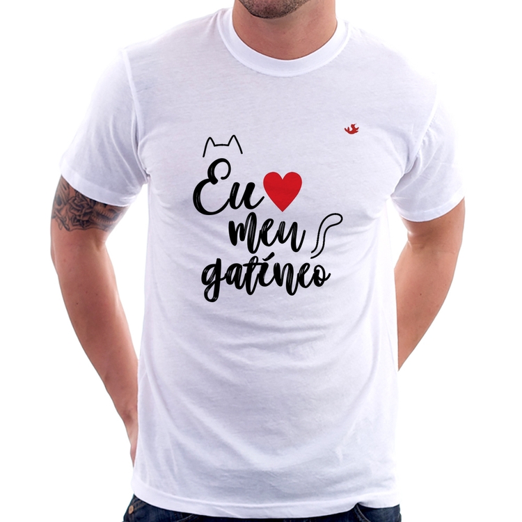 Camiseta Eu amo meu gatíneo