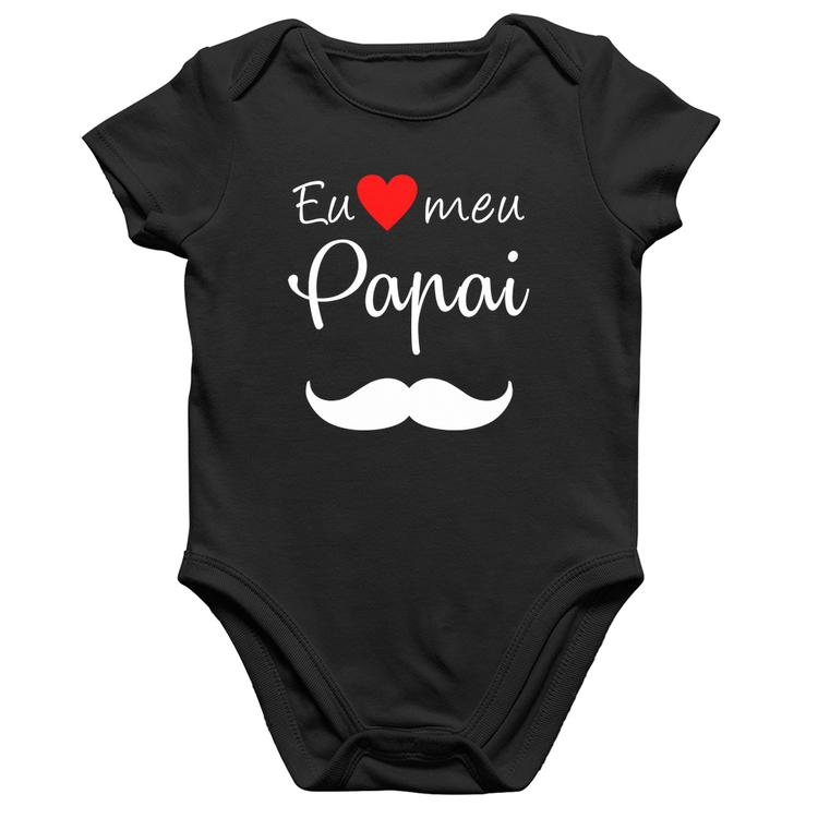 Body Bebê Algodão Eu amo meu papai