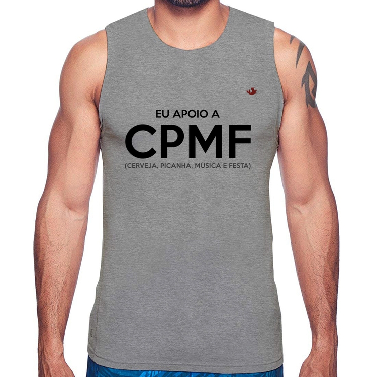 Regata Eu apoio a CPMF - Cinza