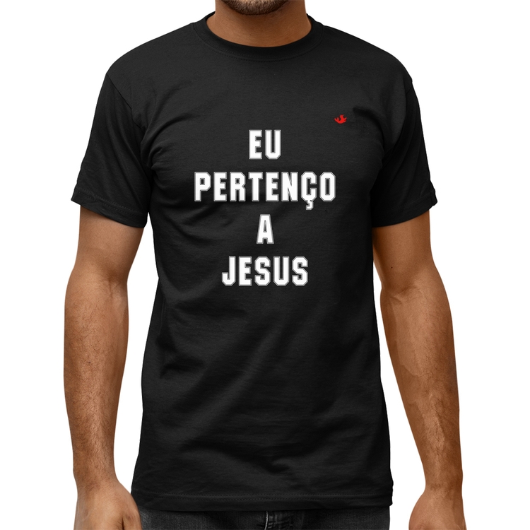 Camiseta Quality Eu pertenço a Jesus